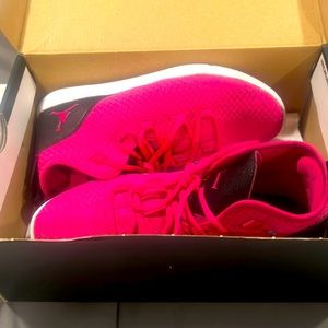 Hot pink Jordan’s